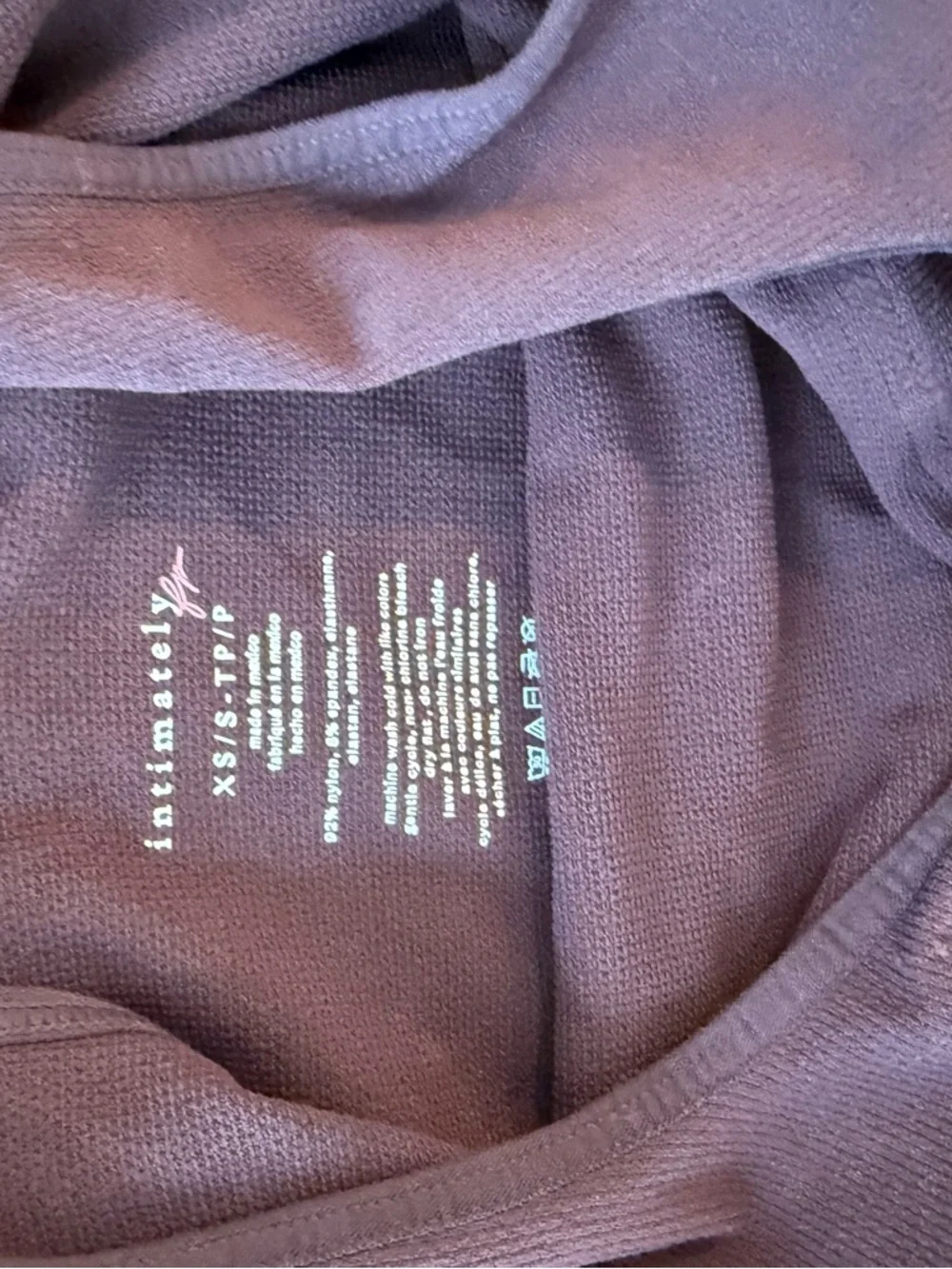 Free People‎ Intimates Scoop-Neck Brown Seamless Jumpsuit!